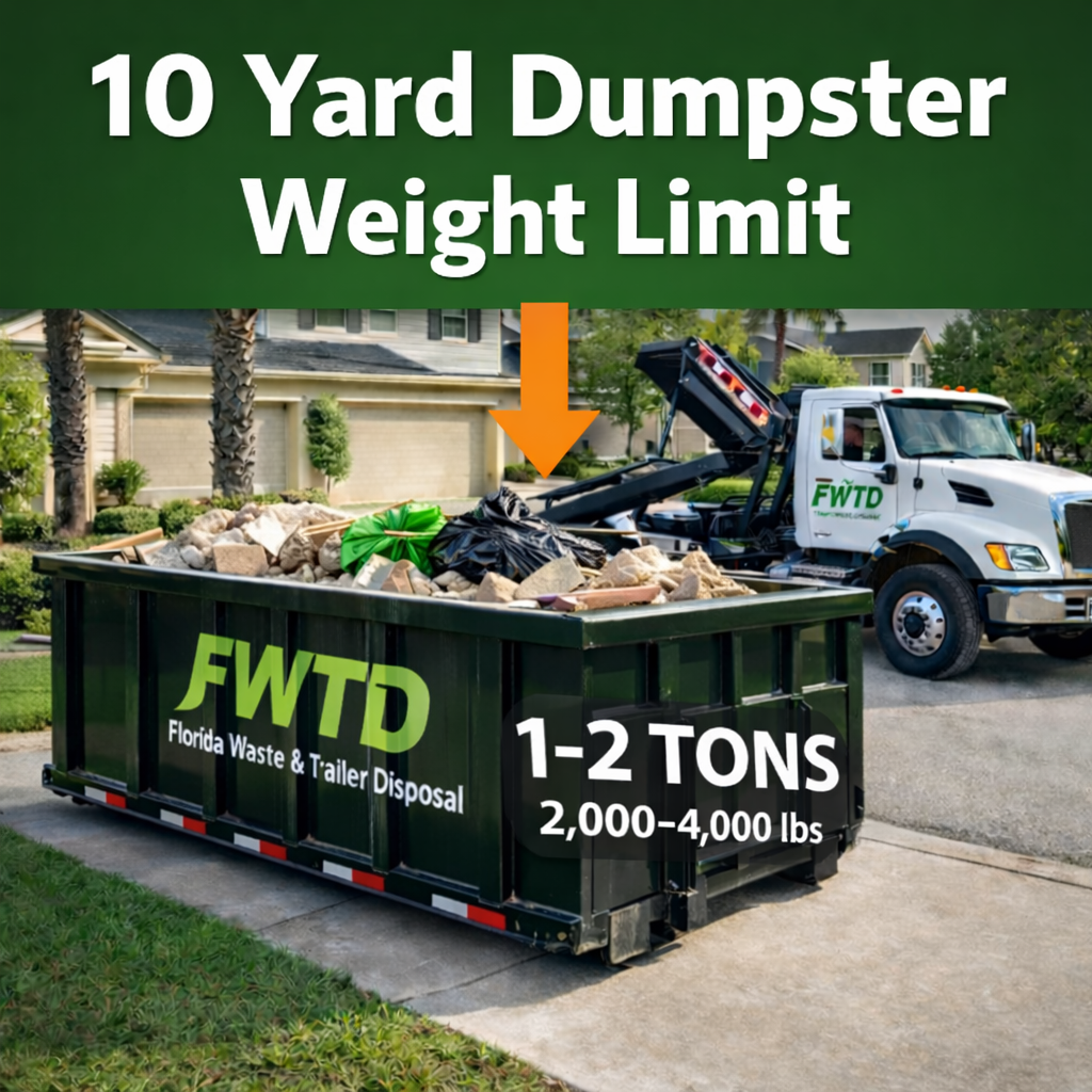 10 Yard Dumpster Weight Limit
