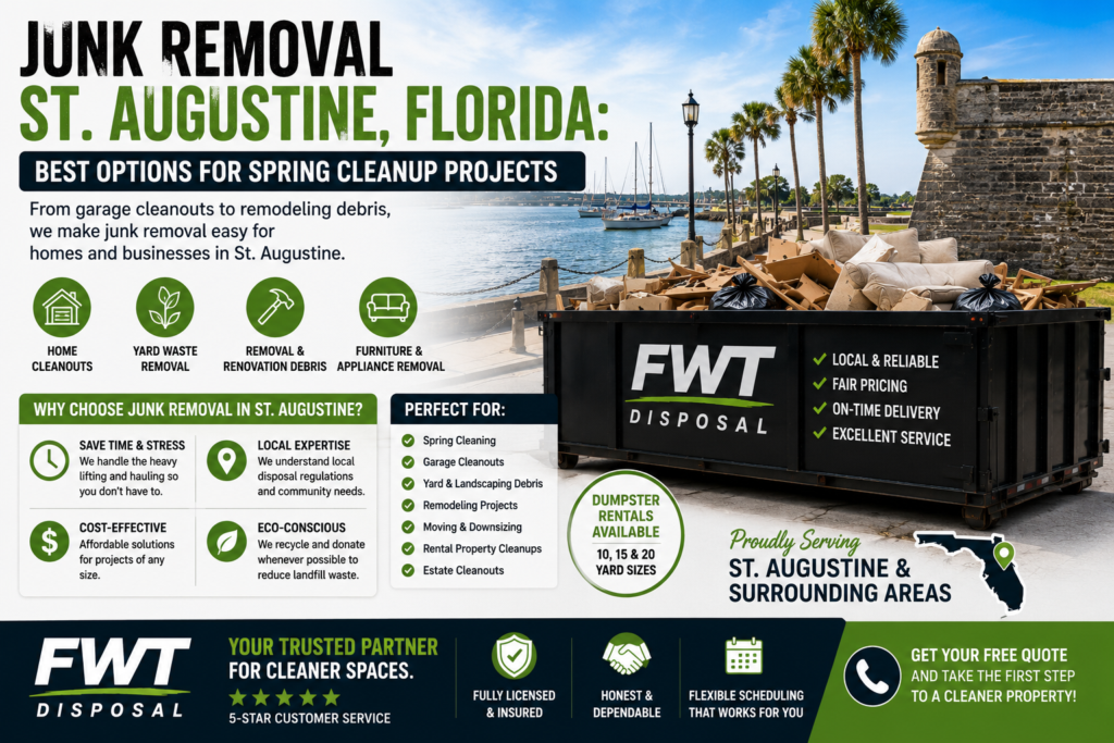 junk removal st. augustine, florida