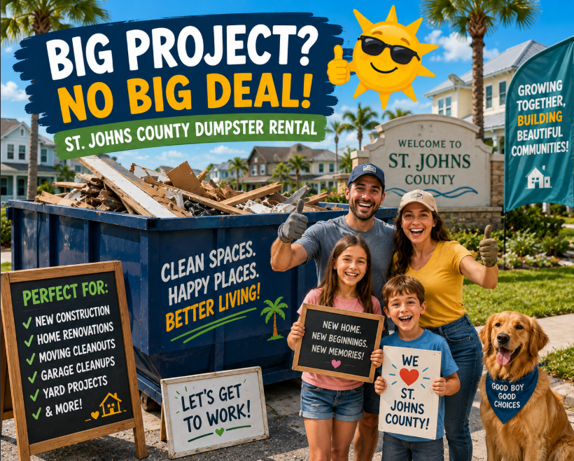 St. Johns County dumpster rental