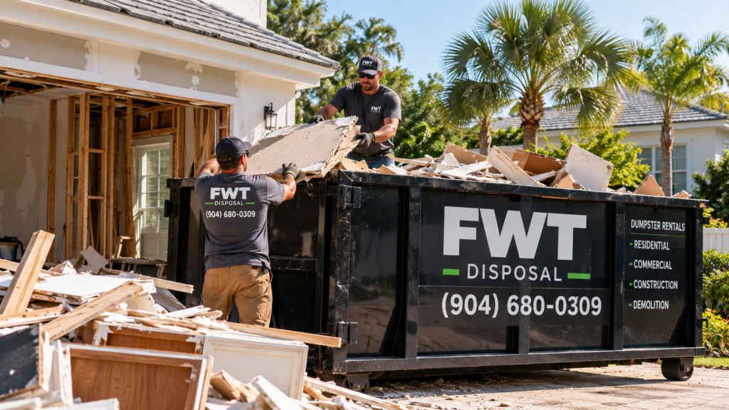 dumpster rental for home renovation